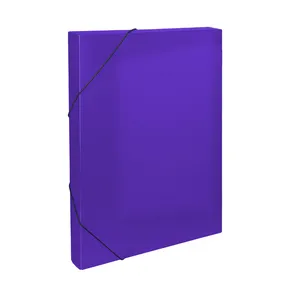 PP-Box mit Gummi A4 Opaline Purple